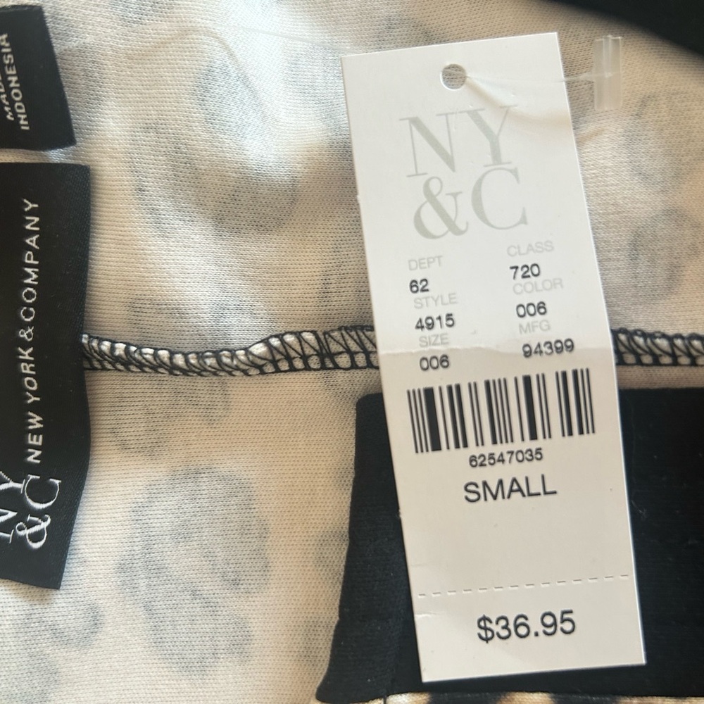 New York & Company Animal Print Sleeveless Dress 🆕 - Picture 4 of 4